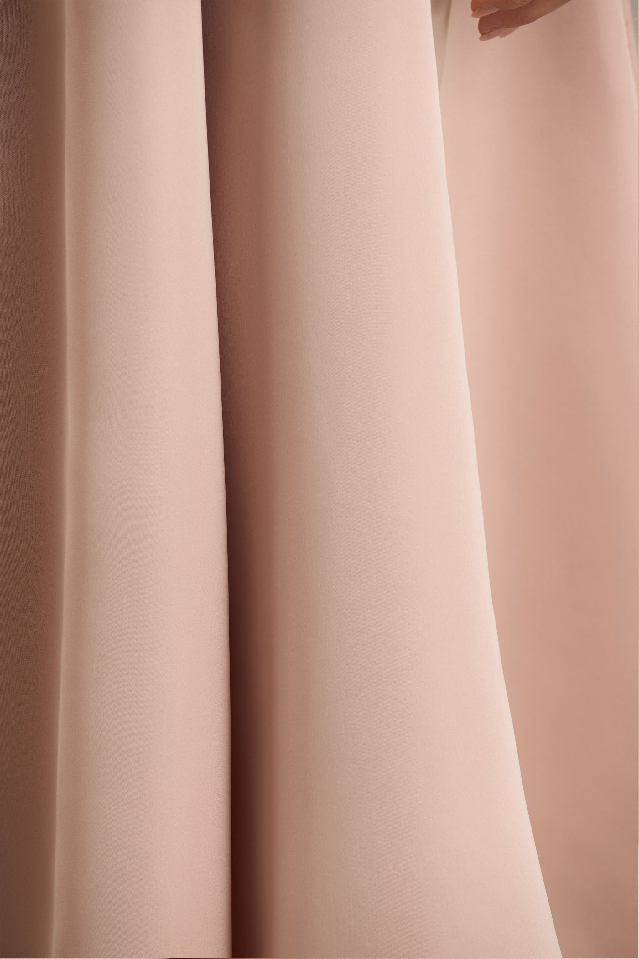 Mally | Rosafarbenes Sweetheart-A-Linien-Midikleid